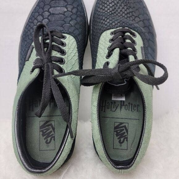 Vans x Harry Potter Slytherin Era In Green Black Sneaker Shoes Size 8 W 6.5 M - Picture 8 of 10